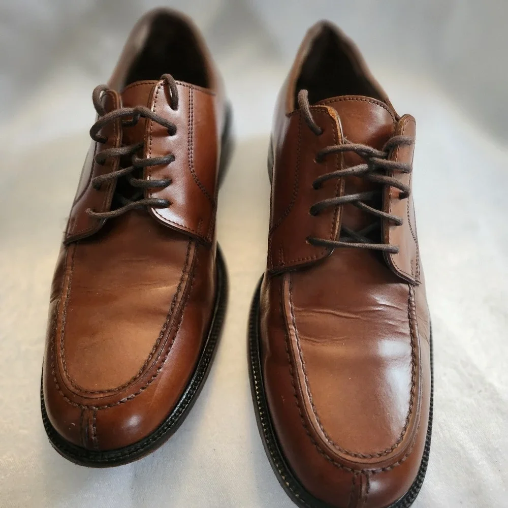 G.H‎ Bass & Co. Pasadena Brown Leather Shoes Mens 10.5